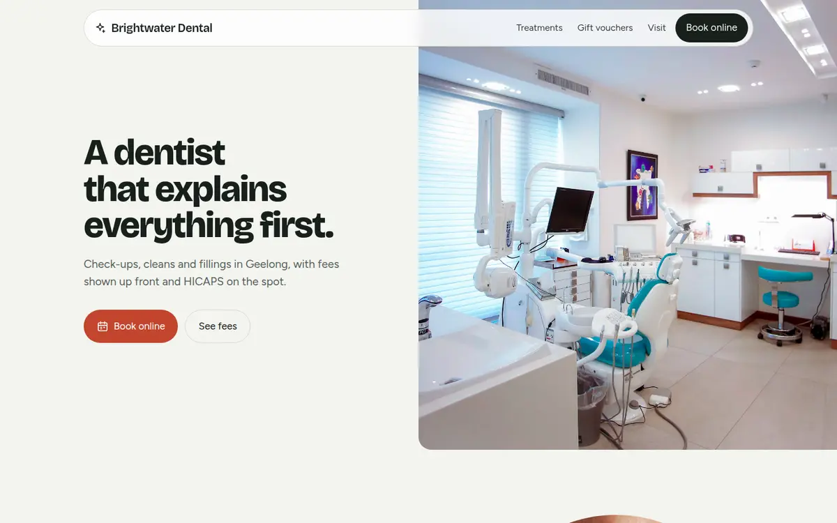 Brightwater Dental, Geelong, Harbour design