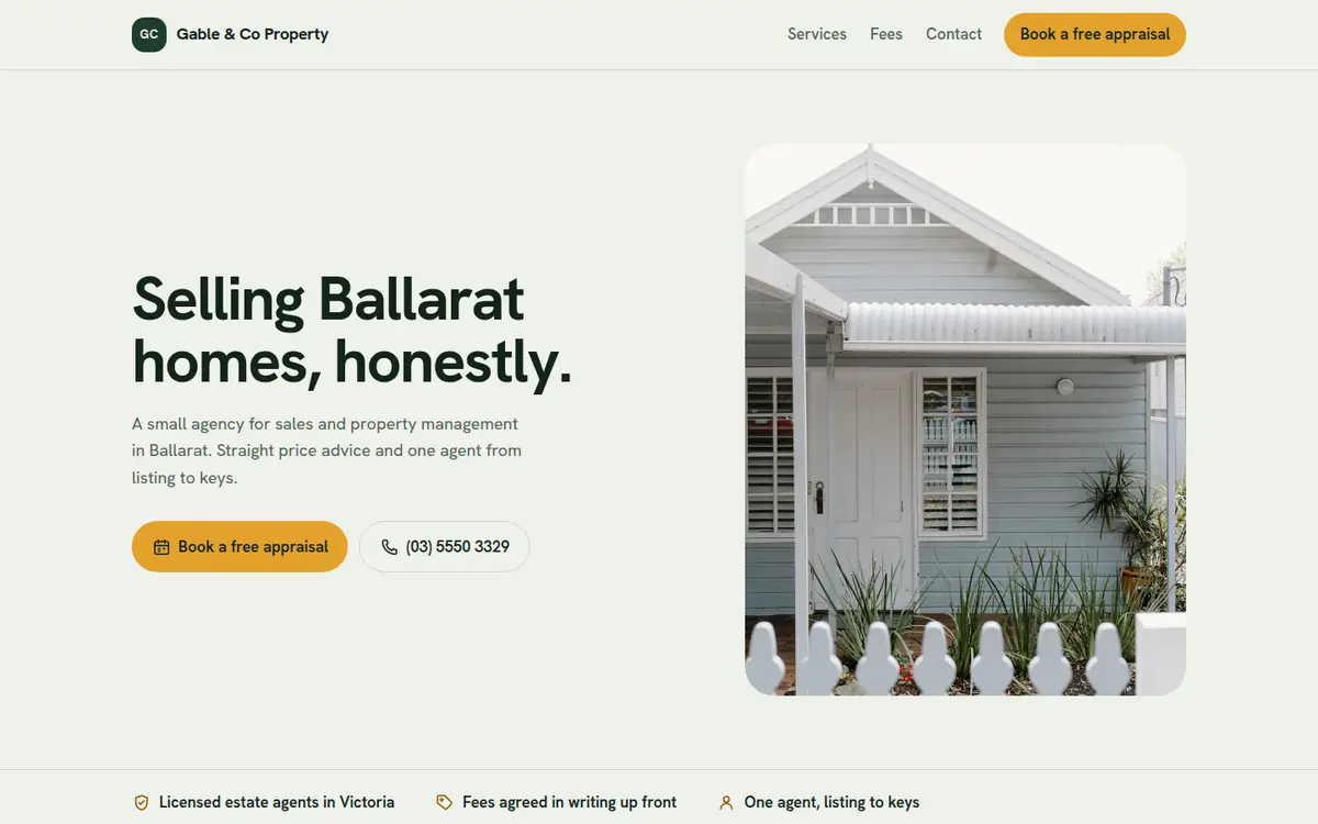 Gable & Co Property, Ballarat, Forest design