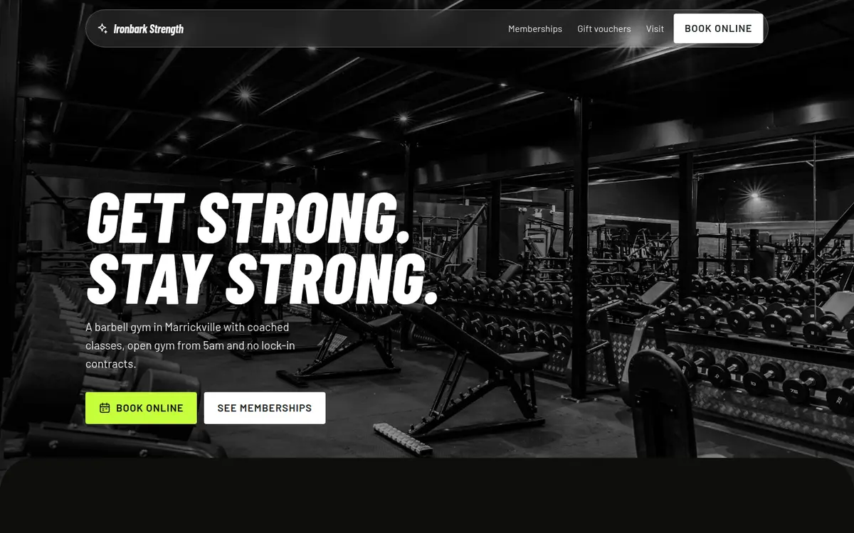Ironbark Strength, Marrickville, Iron design