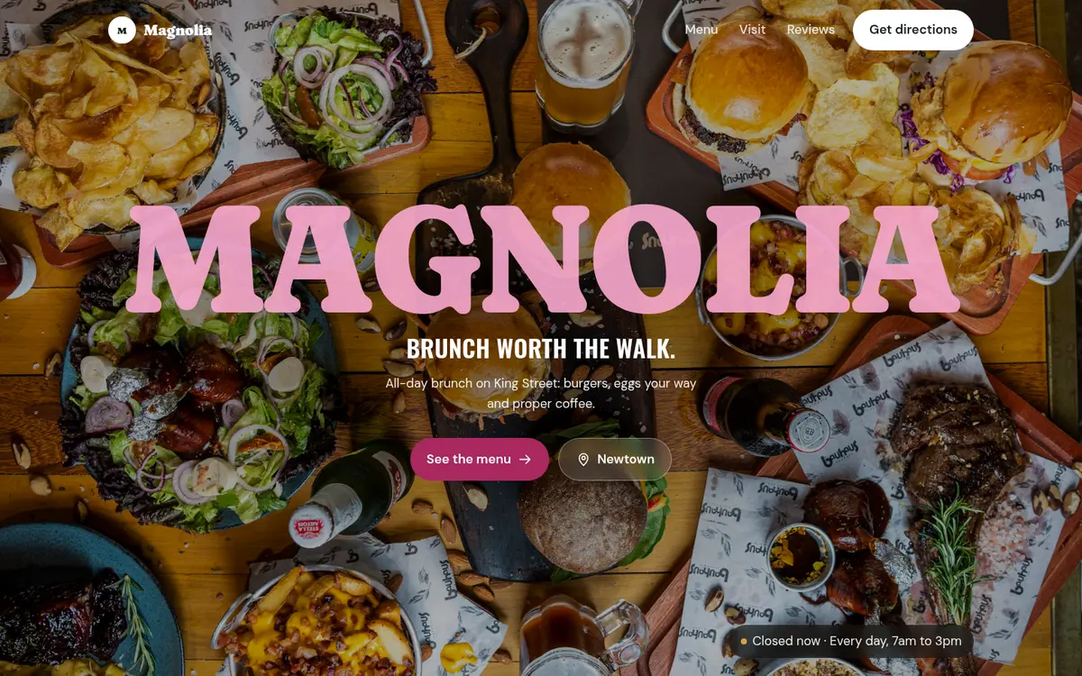 Magnolia, Newtown, Orchid design