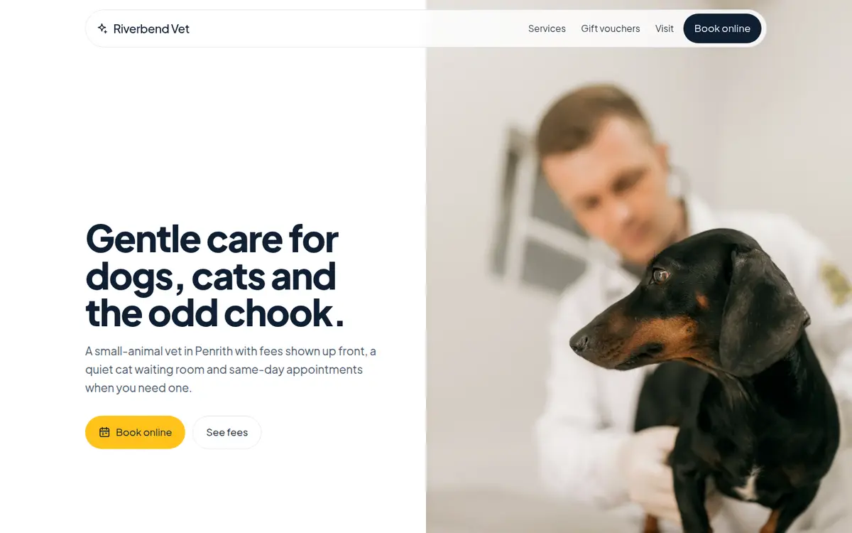 Riverbend Vet, Penrith, Coast design
