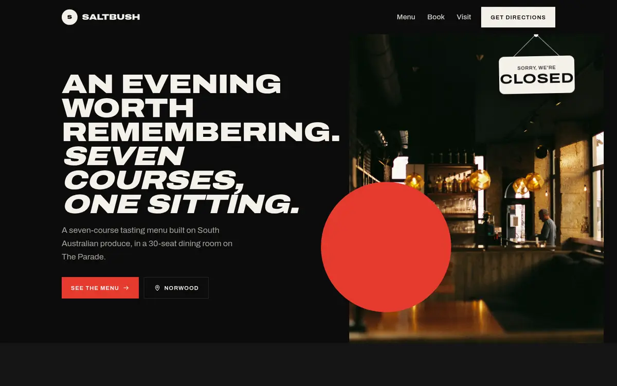 Saltbush, Norwood, Umami design